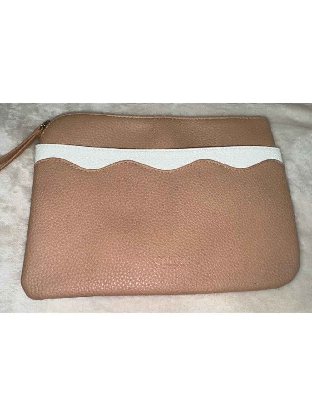 CHLOE PARFUM Makeup Zip Pouch Nude Limited Edition